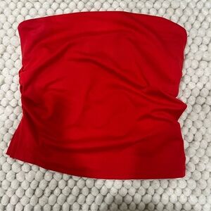 PacSun Red Strapless Tube Top